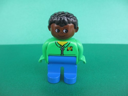 Lego duplo figur mann dunkle - figur,