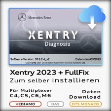 ⭐️ XENTRY 2023 Mercedes StarDiagnose (C4, C5, C6, M6) - KOMPLETTER DOWNLOAD  💾