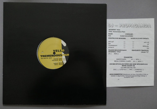 Yello tremendous pain in - –,