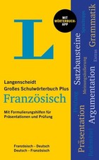 Langenscheidt Großes Schulwörterbuch Plus Französisch: Französisch-Deutsch / Deu