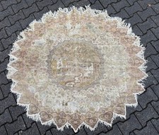 Seiden- Bild Teppich,  Antik aus der Türkei    um 1900          ca, 150 x 150 cm