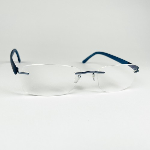 Silhouette brille blau randlos - silhouette,