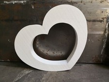 Herz Rahmen 60x10 cm Fotoshooting Geldgeschenke Hochzeit Styropor Idee verpacken