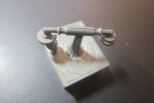 Omas MiniaturTelefon Metall Messing Puppenmöbel Puppenstube Setzkasten - Rarität