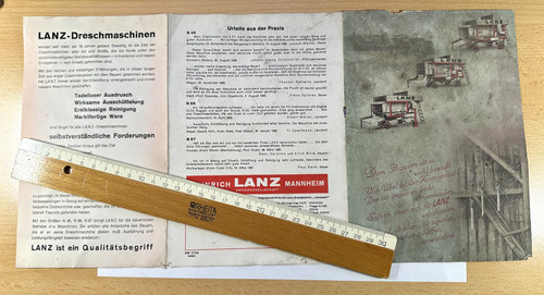 Lanz dreschmaschinen drescher - lanz,