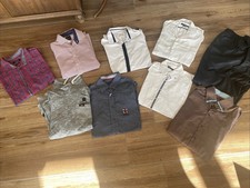 Bekleidung Paket Herren Langarm Hemden Pullover Größe M/L  9 Teile