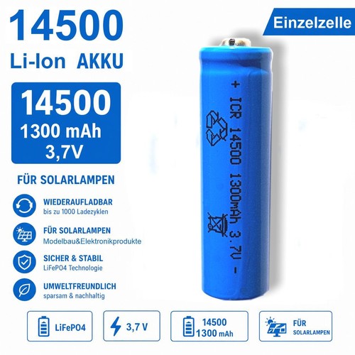 Icr 14500 1300 mah v - icr,