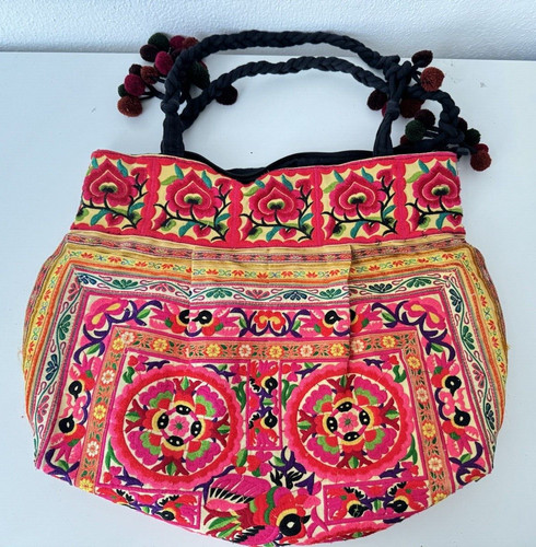 Handtasche bunt ethno groß - bunt,
