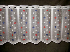 Weihnachtsgardine Sterne