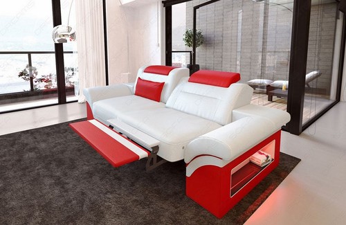 Sofa leder couch - sofa, designersofa