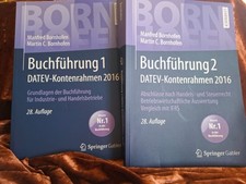 Buchführung 1 & 2 Bornhofen 28. Auflage, Datev-Kontenrahmen 2016, guter Zustand