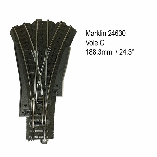 Dreifachweiche 188 3mm 2x24 - dreifachweiche, 2x24,3