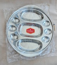 orginal verschweiß Vintage WMF Kaltes Buffet Salat Eier Kabarett Servier Platte