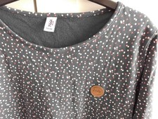 Yigga Kleid Tunika  Gr. 158-164 gepunktet Mädchen Grau warm