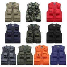 Herren Ärmellose Safari-Weste