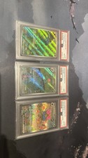 Venusaur EX - Bisaflor EX SAR Pokemon Karte PSA 8 + Ivysaur & Bulbasaur.