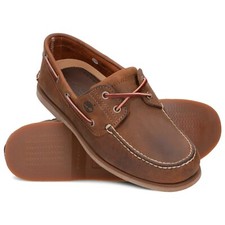 Timberland Classic 2 Augen braune Boots-/Deckschuhe braun 1001R