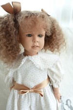 Künstlerpuppe Sammler "Netty" von Ruth Treffeisen Studio-Line 1998 Karton