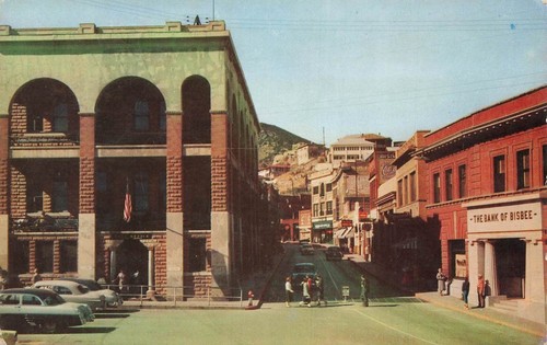 Bisbee arizona postkarte - bisbee,