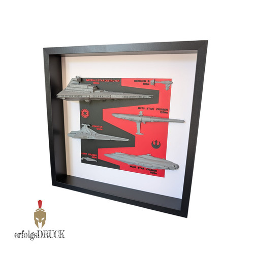 Star wars diorama shadow box - star,