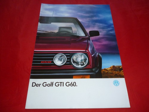 Golf gti g60 prospekt - gti,