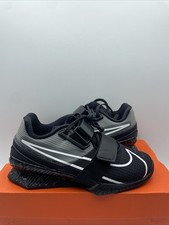 Nike Romaleos 4 Gewichtheberschuhe Schwarz Grau UK 3 EU 35,5 Neu mit Karton