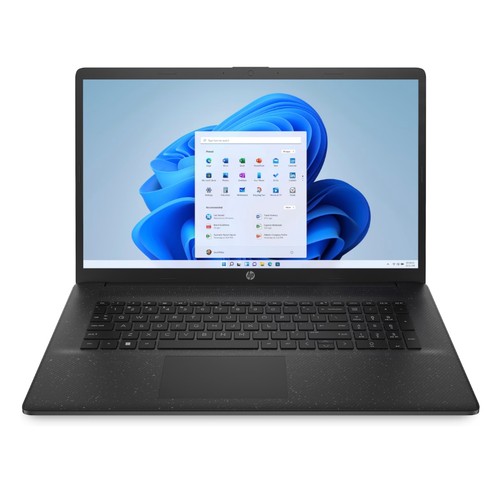 Notebook schwarz - hp, 17,3"