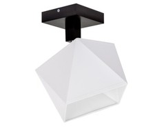 Decken Lampe blau grau weiß