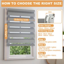 Doppelrollo Zebrarollo