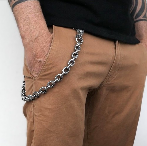 Trouser chain stainless steel - stainless,