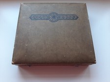 alter Jugendstil Besteckkasten, Besteckschachtel leer, Vogelsang Hannover