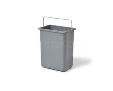 Hailo 8,5 L Ersatzeimer 1094089 grau Abfallsammler Inneneimer Mülleimer m Henkel