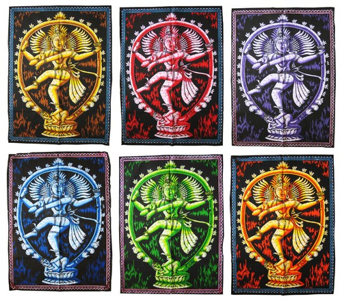 Shiva nataraja batiktuch - shiva,