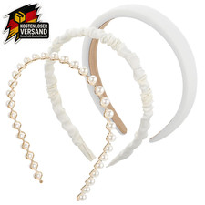Damen Haarreif Set mit Perlen