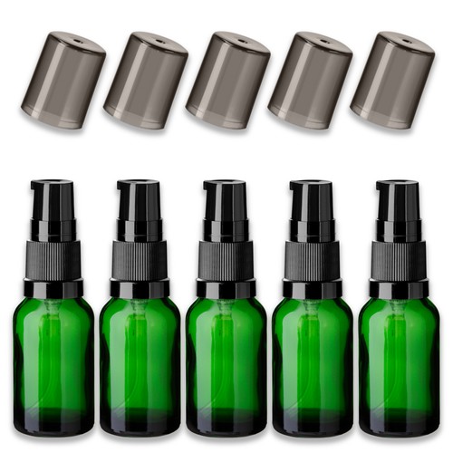 Grüne glasflasche ml - 5x,