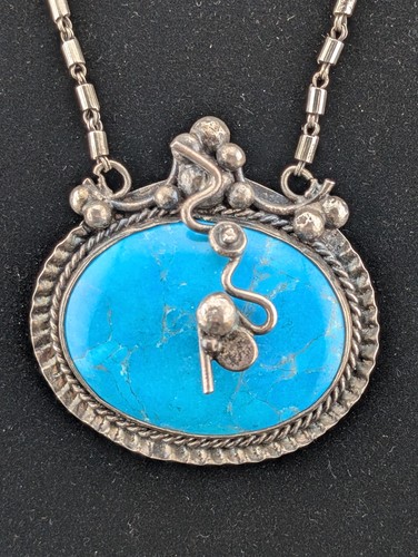 Türkis kette collier - kette, 950
