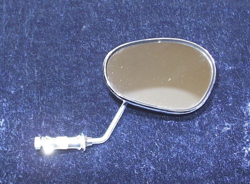 Rückspiegel chrom oval - chrom,