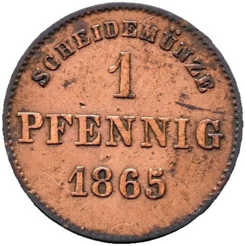 Sachsen meiningen pfennig - sachsen, 1