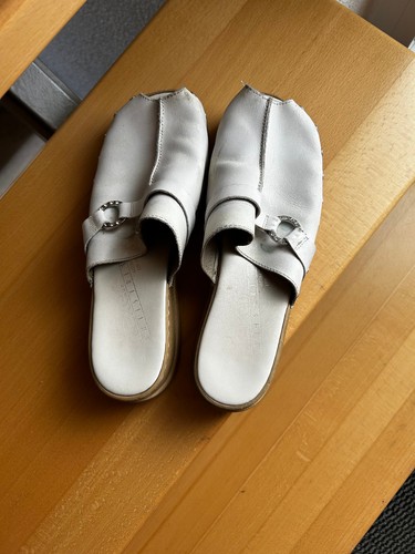 Rieker leder clogs - leder, gr