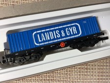 Arnold 4951-11 Spur N DB-Containerwagen "LANDIS & GYR"/ Epoche IV, OVP
