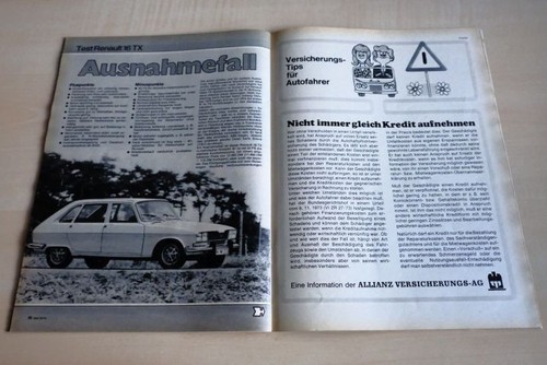 Mot 1974 renault 16 - mot, tx