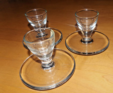 3 Holmegaard Glas Eierbecher