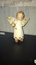 Engelfigur mit Laterne 23 cm