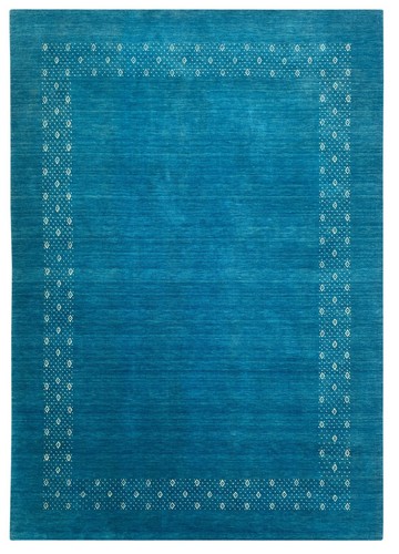 Turquoise teppich 100 - turquoise, 100%