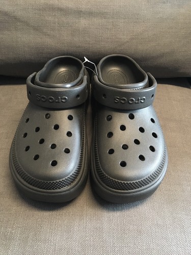 Crocs plateau schuhe slipper - plateau,