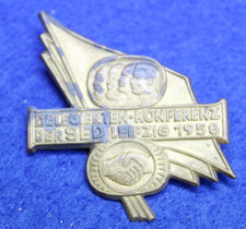 SED Abzeichen Delegiertenkonferenz Leipzig 1956