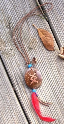 Indianerschmuck anhänger mit - indianerschmuck,