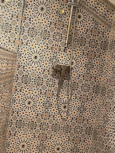 Maurische wandfliesen mit - maurische,