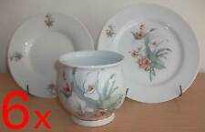 Kaffeeservice Teeservice 18 teilig Teile Porzellan Calla für 6 Personen