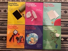 Deutsches Yoga-Forum Zeitschrift Jahrgang 2021 6 Hefte a 75 Seiten, ungelesen